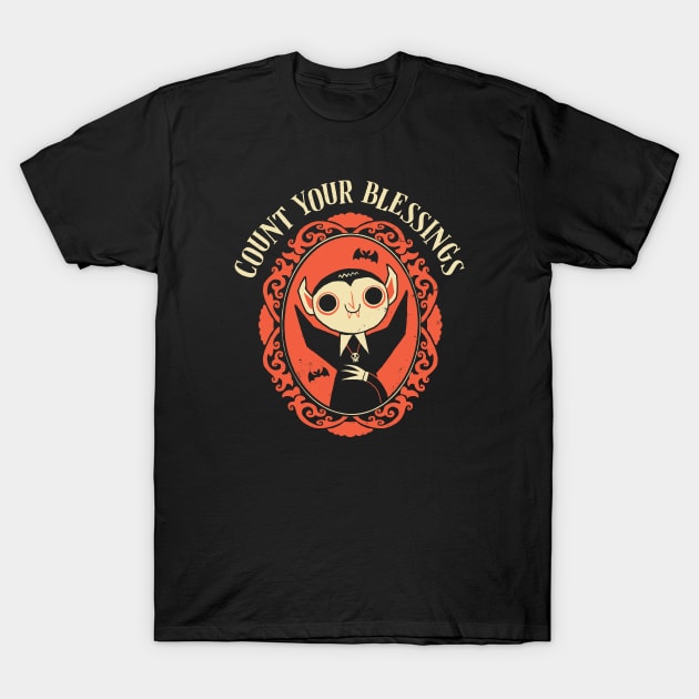 Count Your Blessings T-Shirt by DinoMike